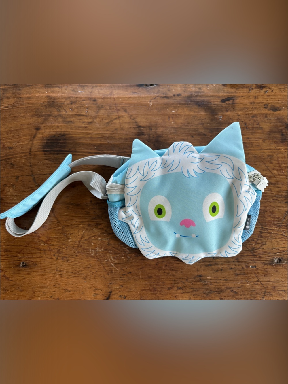 Blue Monster/Yeti Kids Storage Bag for Tonie Box and Figures
